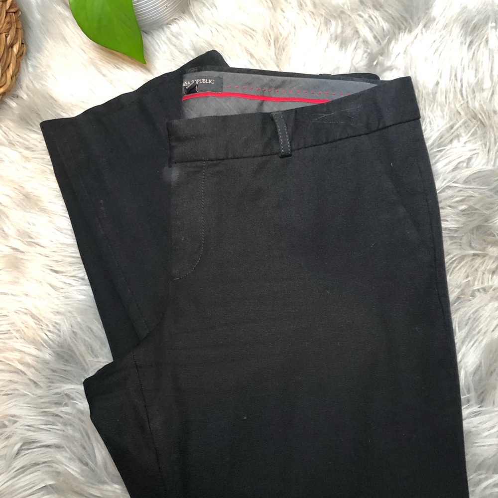 BR Low Rise Black Sloan Pants